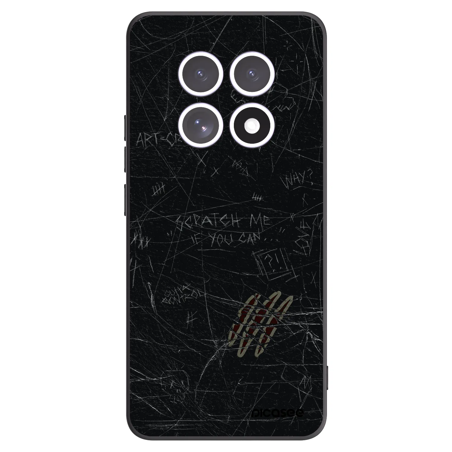 Picasee crna silikonska maskica za Xiaomi Redmi Note 15 - SCRATCH