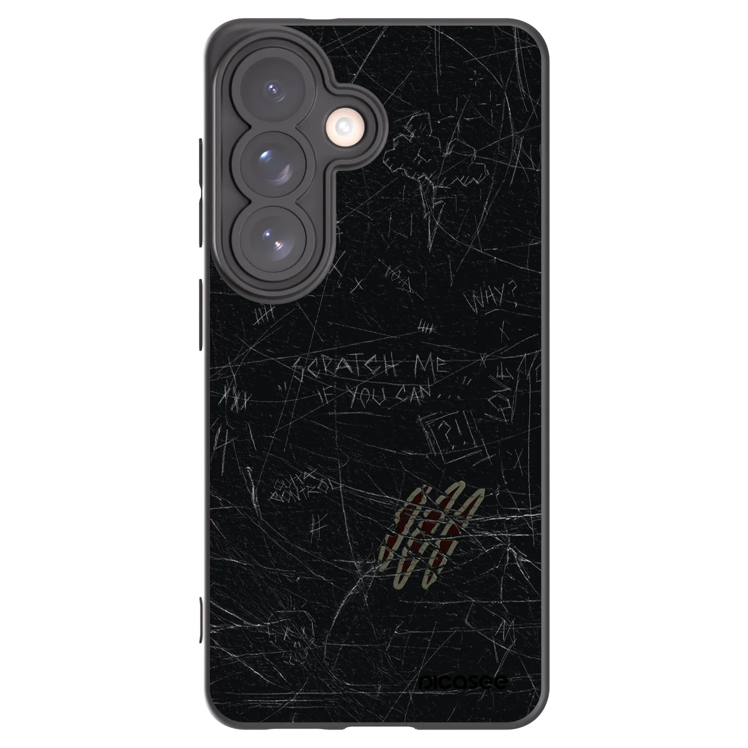 Picasee crna silikonska maskica za Samsung Galaxy S26 - SCRATCH