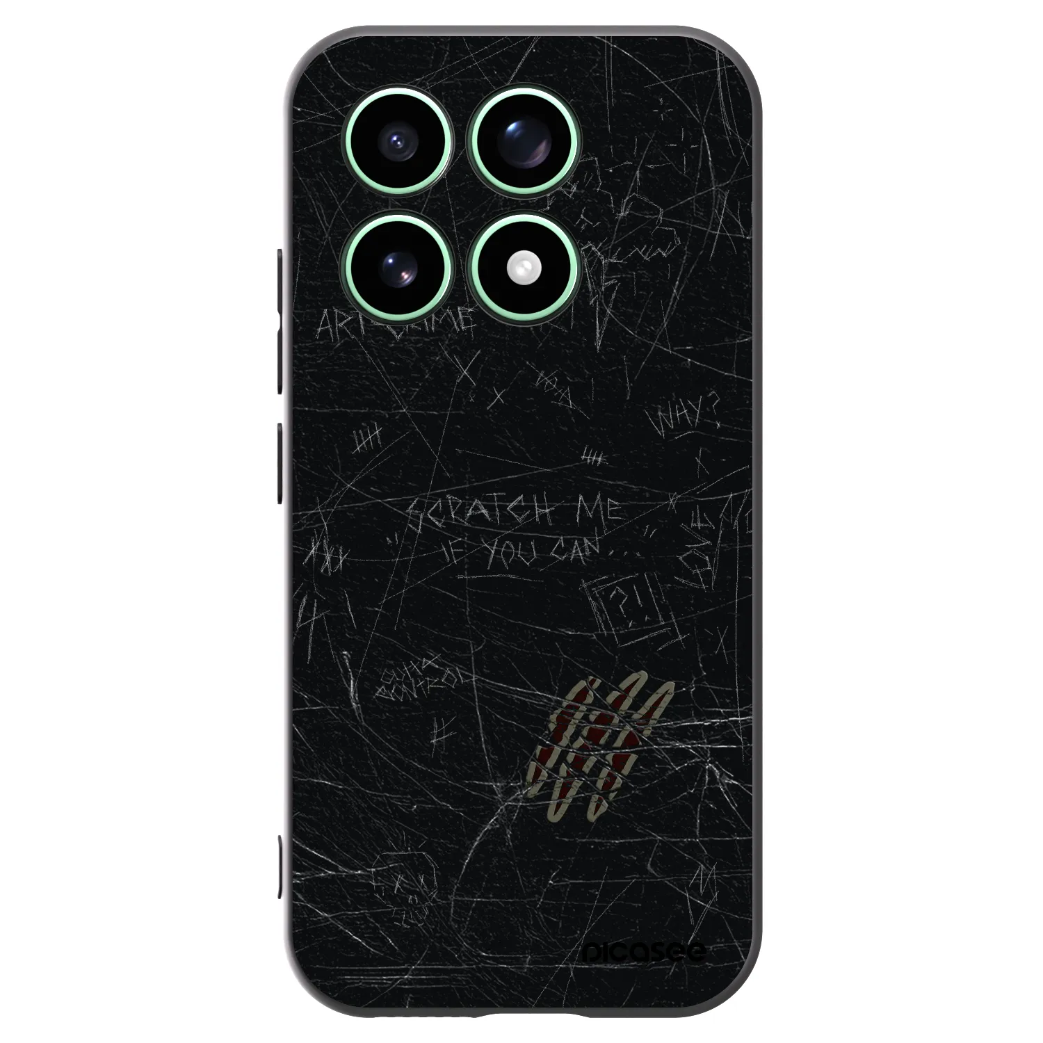 Picasee crna silikonska maskica za Xiaomi 17 - SCRATCH