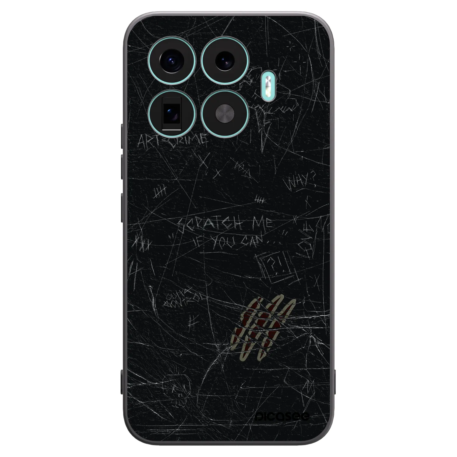 Picasee crna silikonska maskica za Xiaomi 17T Pro - SCRATCH