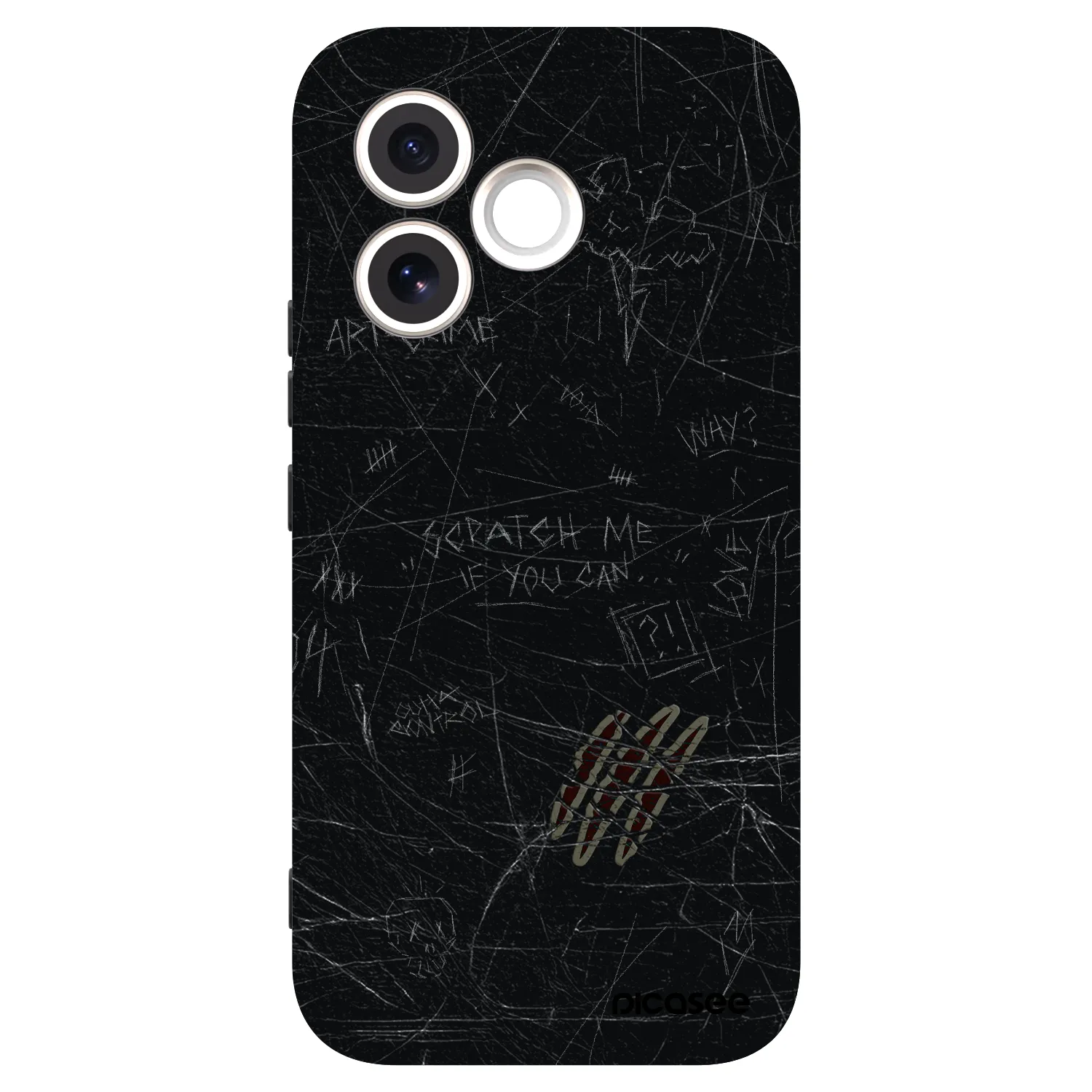 Picasee crna silikonska maskica za Honor 600 Lite - SCRATCH