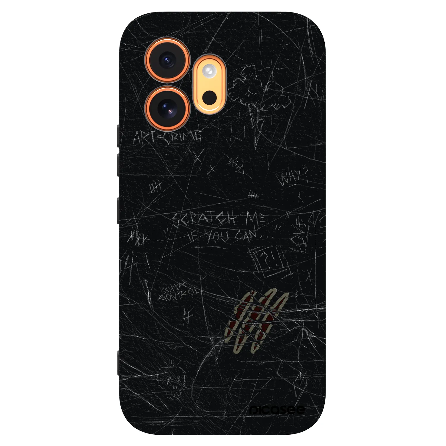 Picasee crna silikonska maskica za Honor 600 - SCRATCH