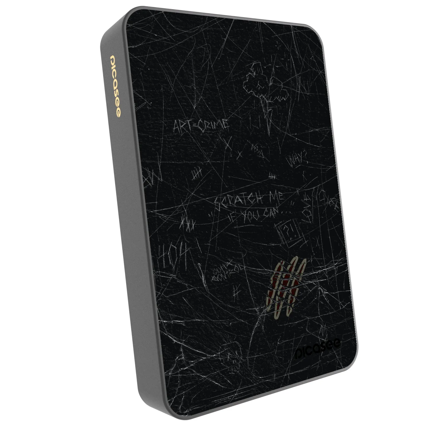 Picasee Prijenosni punjač s MagSafe 10 000 mAh Sivo - SCRATCH