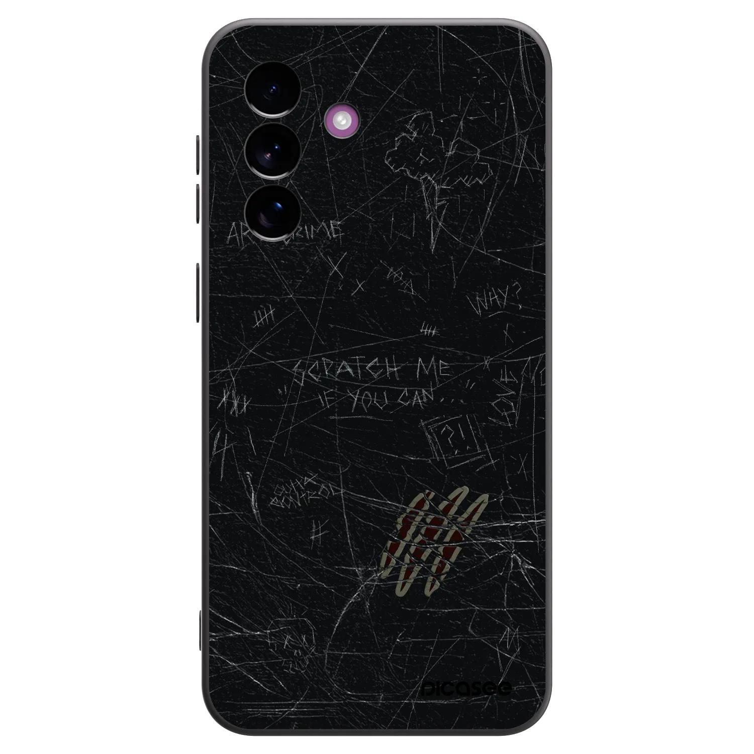 Picasee crna silikonska maskica za Samsung Galaxy A37 - SCRATCH