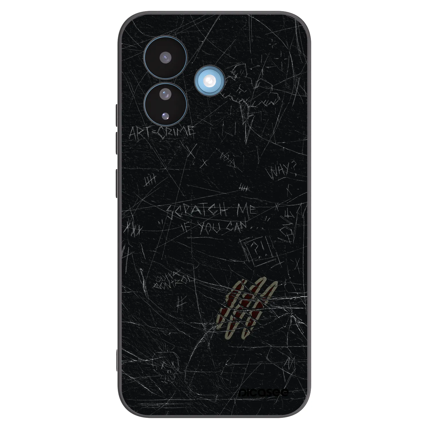 Picasee crna silikonska maskica za Xiaomi Redmi Note 17 Pro 5G - SCRATCH