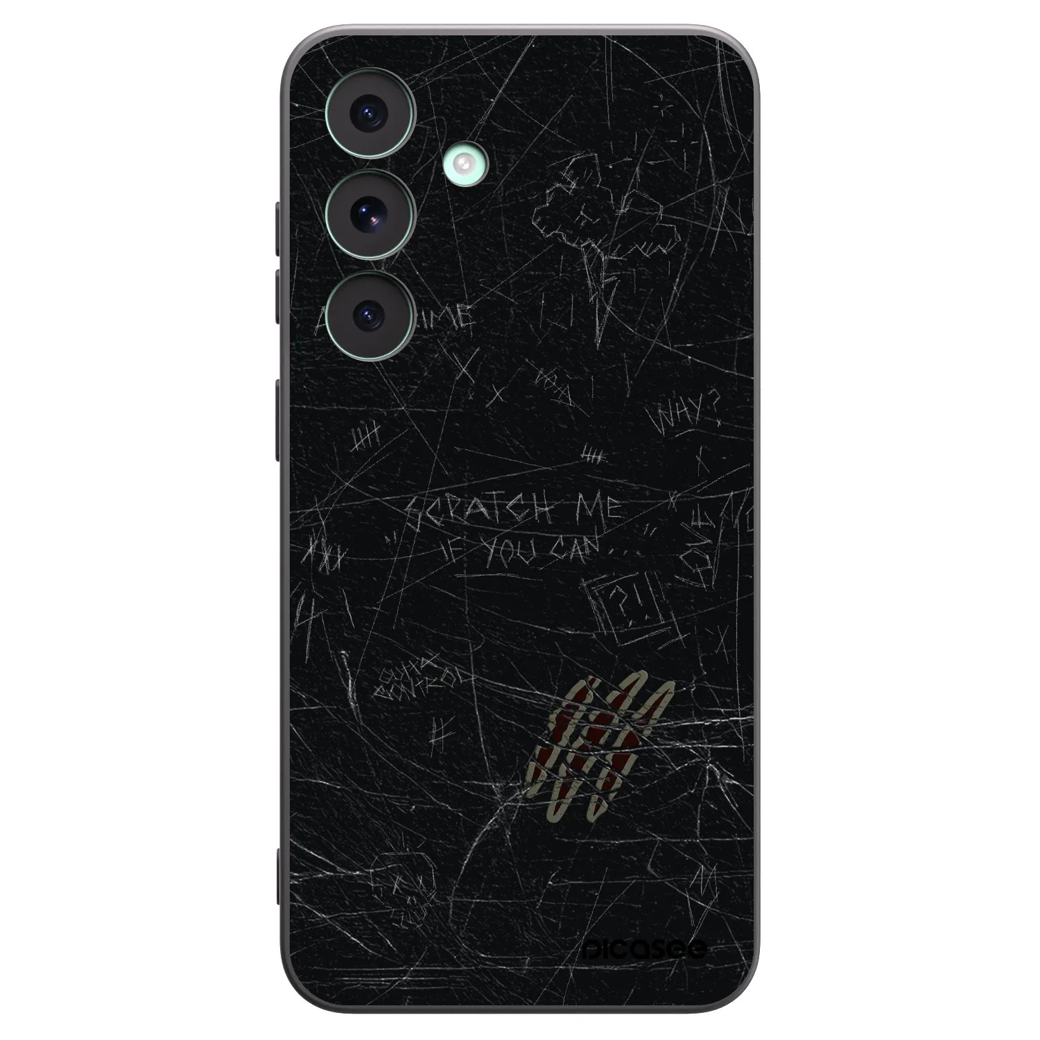 Picasee crna silikonska maskica za Samsung Galaxy S26 FE - SCRATCH