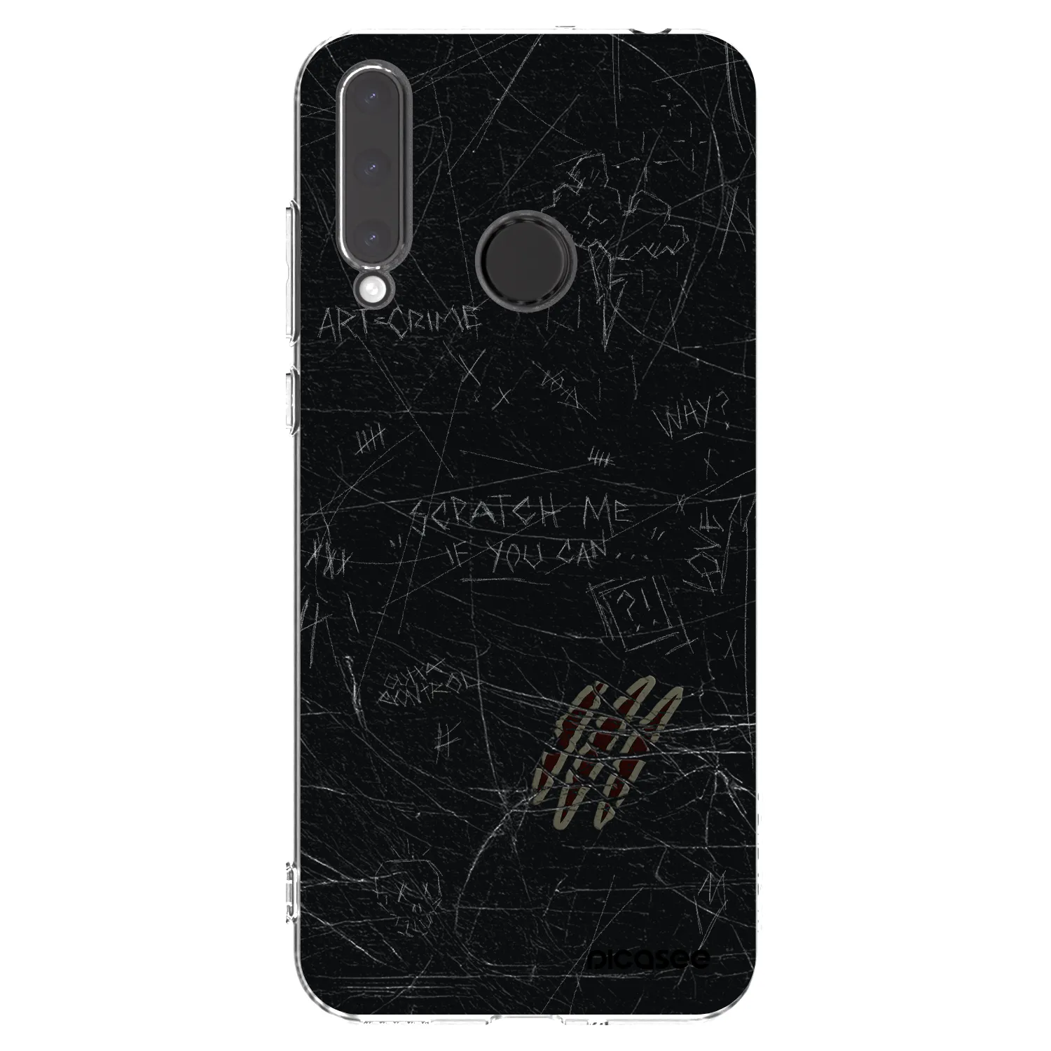 Picasee silikonska prozirna maskica za Honor 20 Lite - SCRATCH