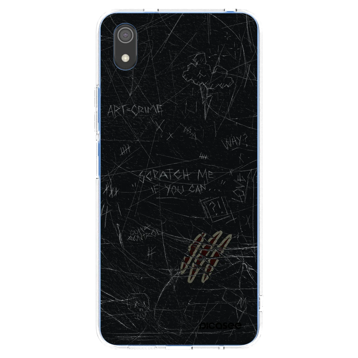 Picasee silikonska prozirna maskica za Xiaomi Redmi 7A - SCRATCH