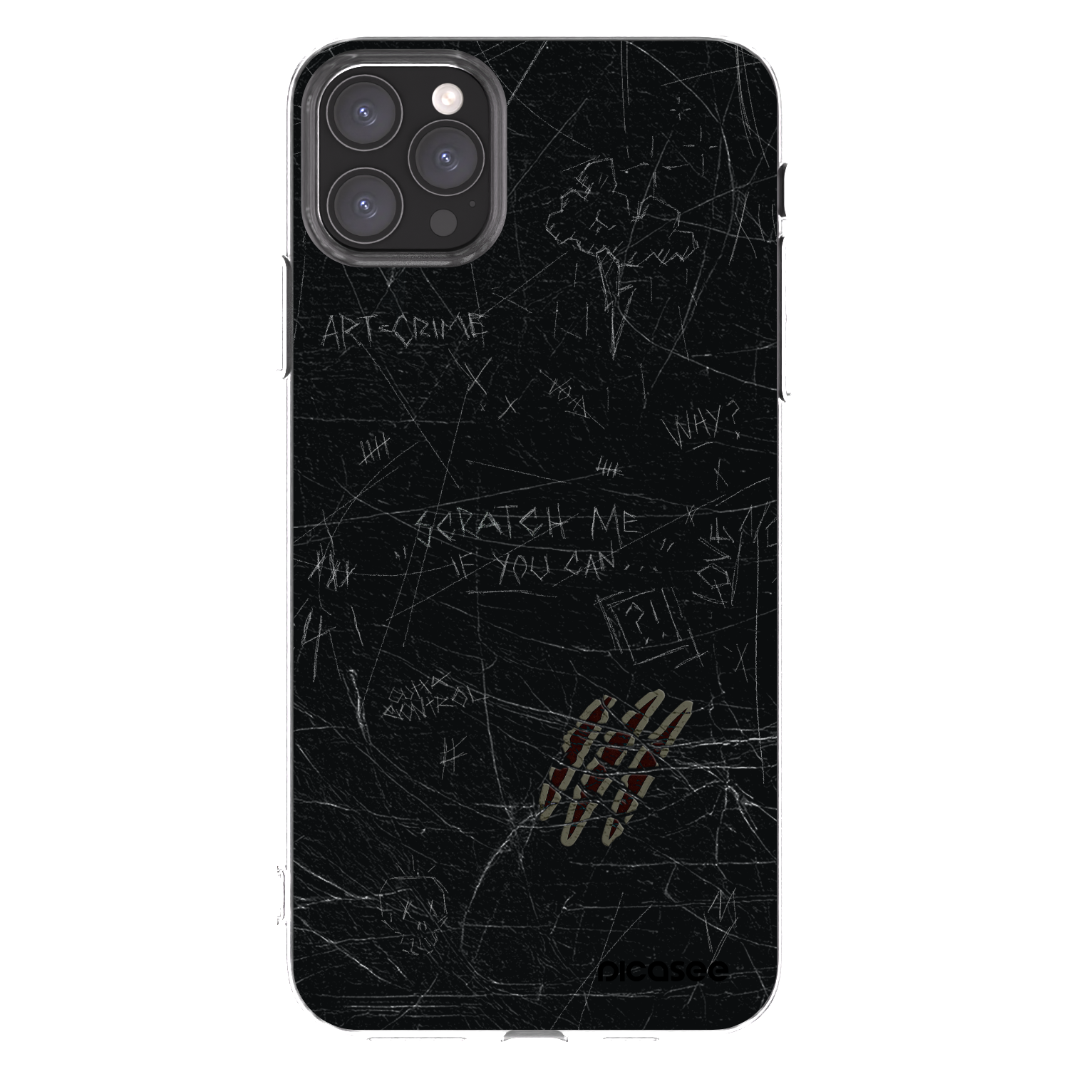 Picasee silikonska prozirna maskica za Apple iPhone 11 Pro Max - SCRATCH