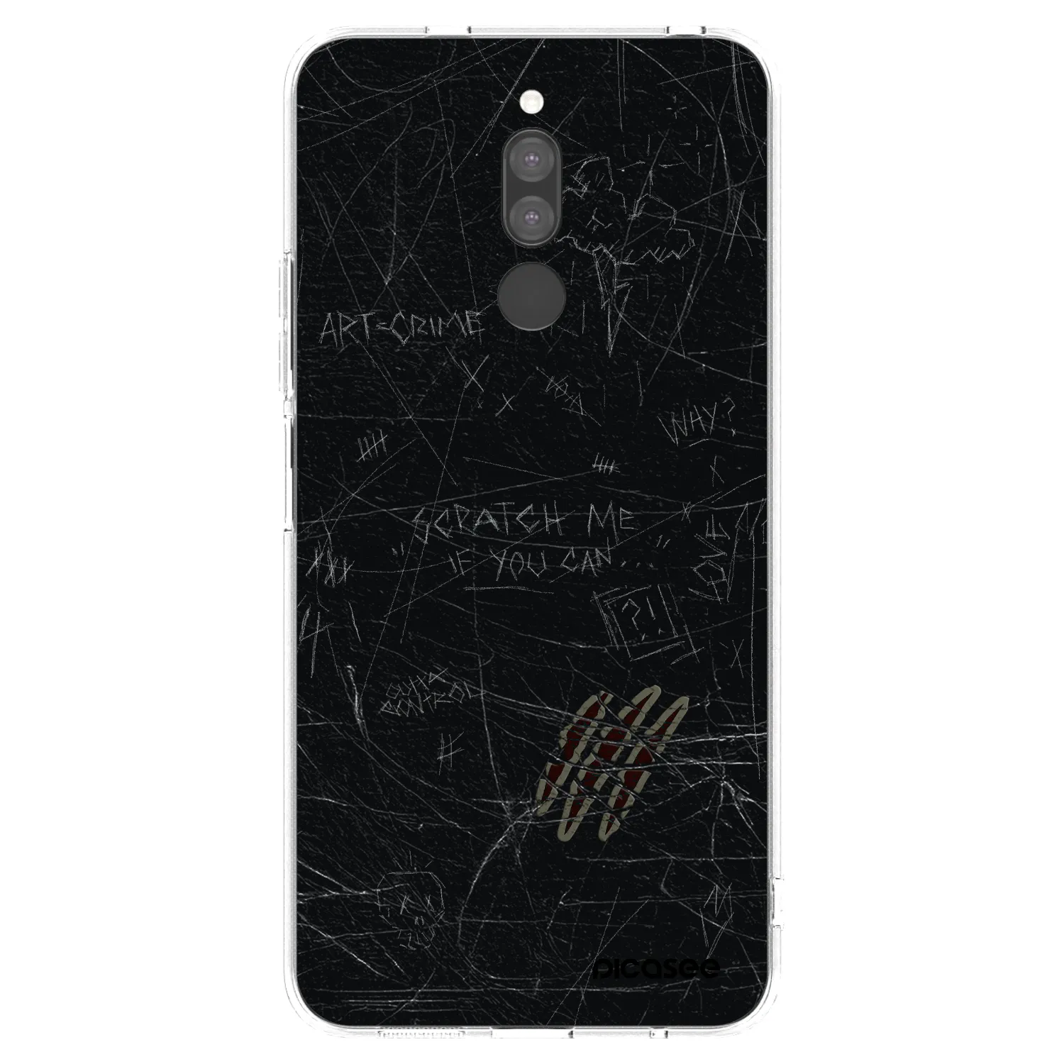 Picasee silikonska prozirna maskica za Xiaomi Redmi 8 - SCRATCH