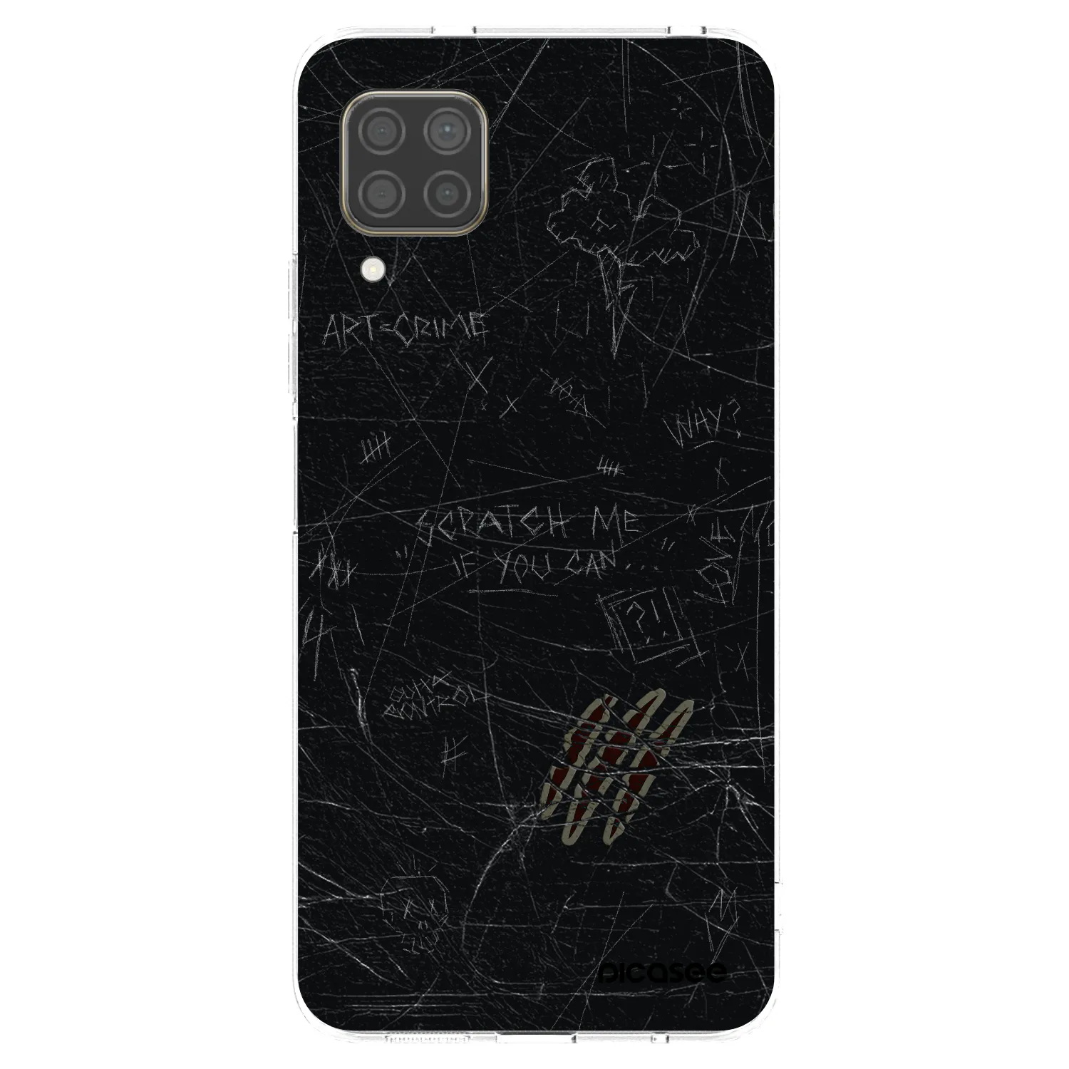 Picasee silikonska prozirna maskica za Huawei P40 Lite - SCRATCH
