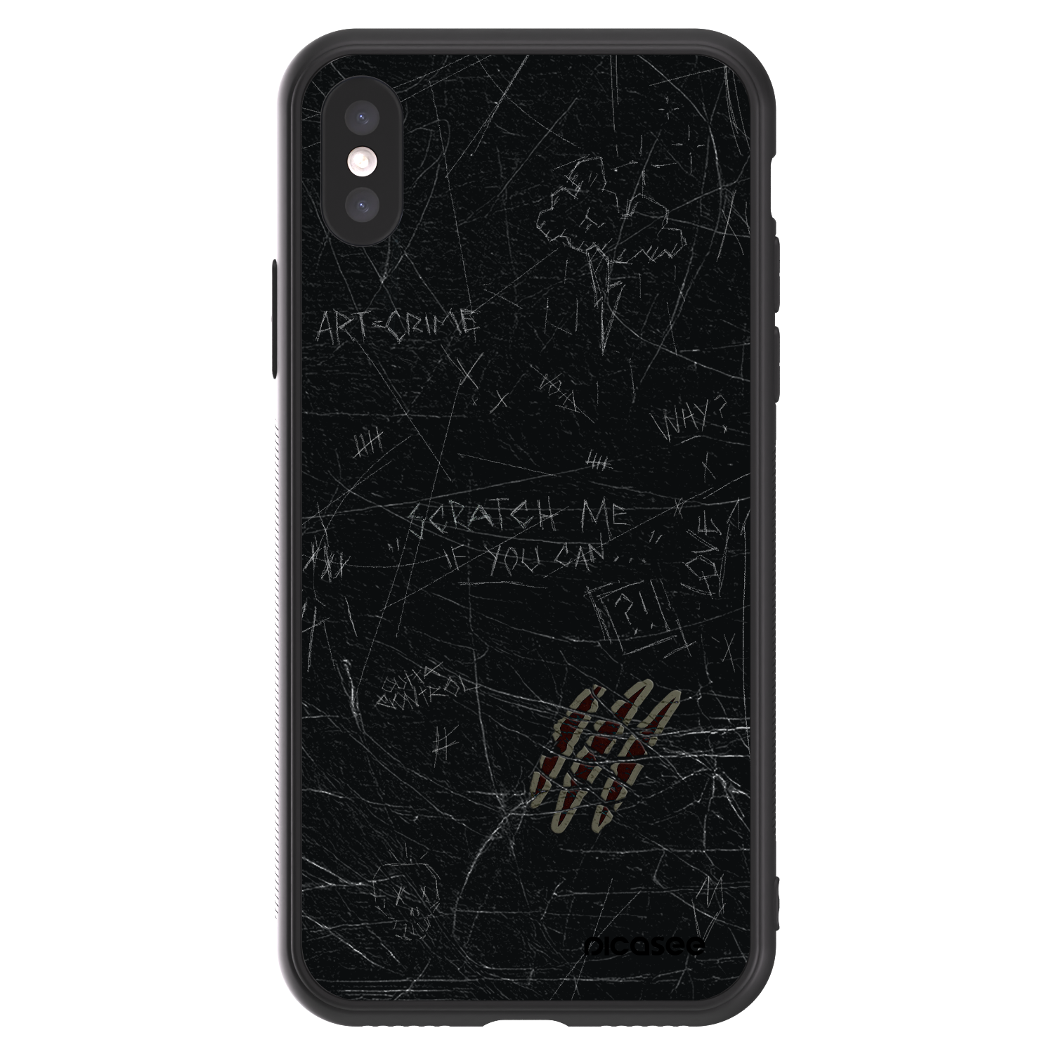 Picasee ULTIMATE CASE za Apple iPhone X/XS - SCRATCH