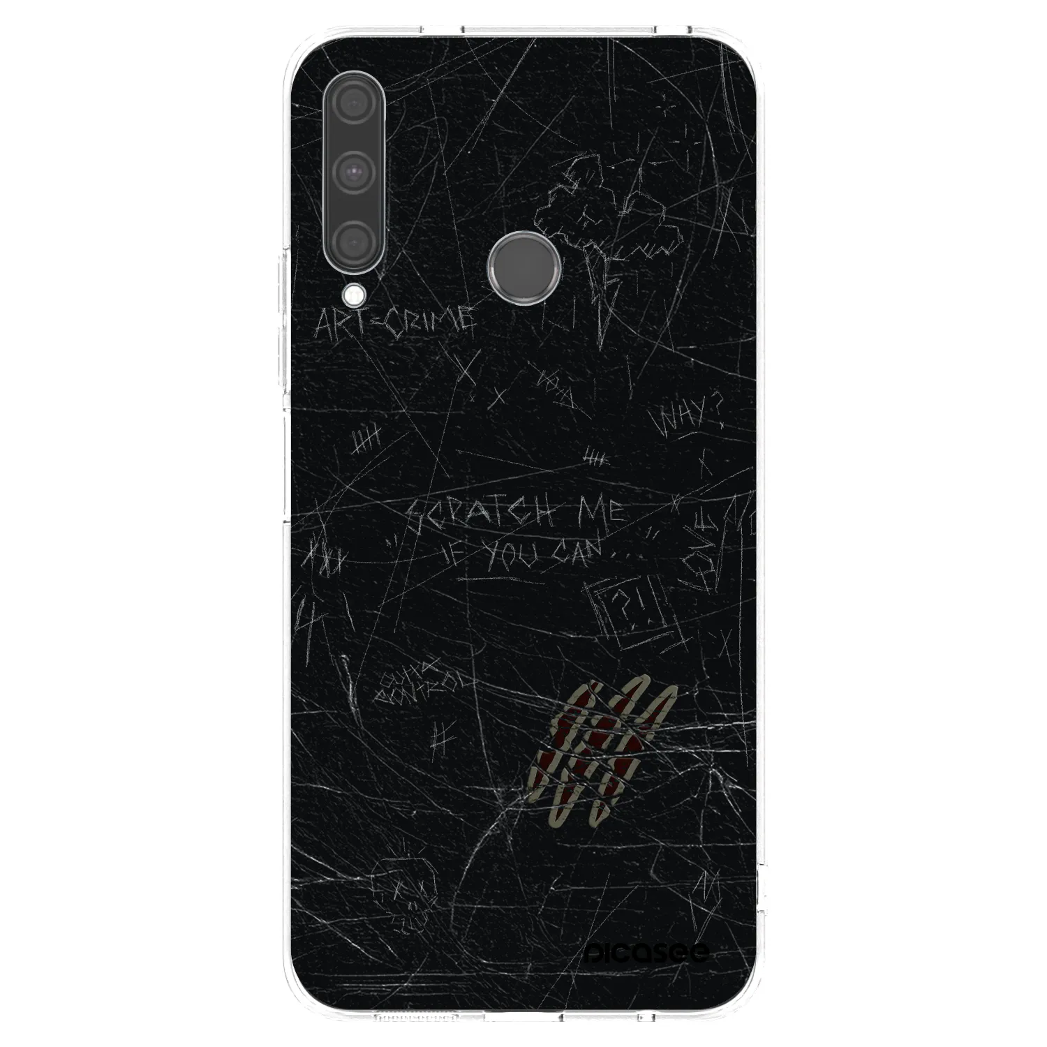 Picasee silikonska prozirna maskica za Huawei P40 Lite E - SCRATCH