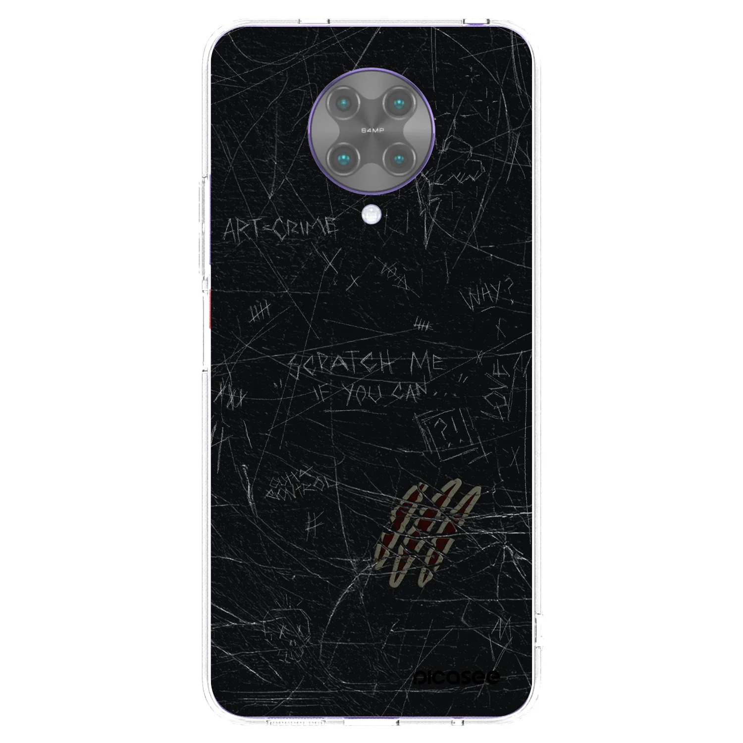 Picasee silikonska prozirna maskica za Xiaomi Poco F2 Pro - SCRATCH