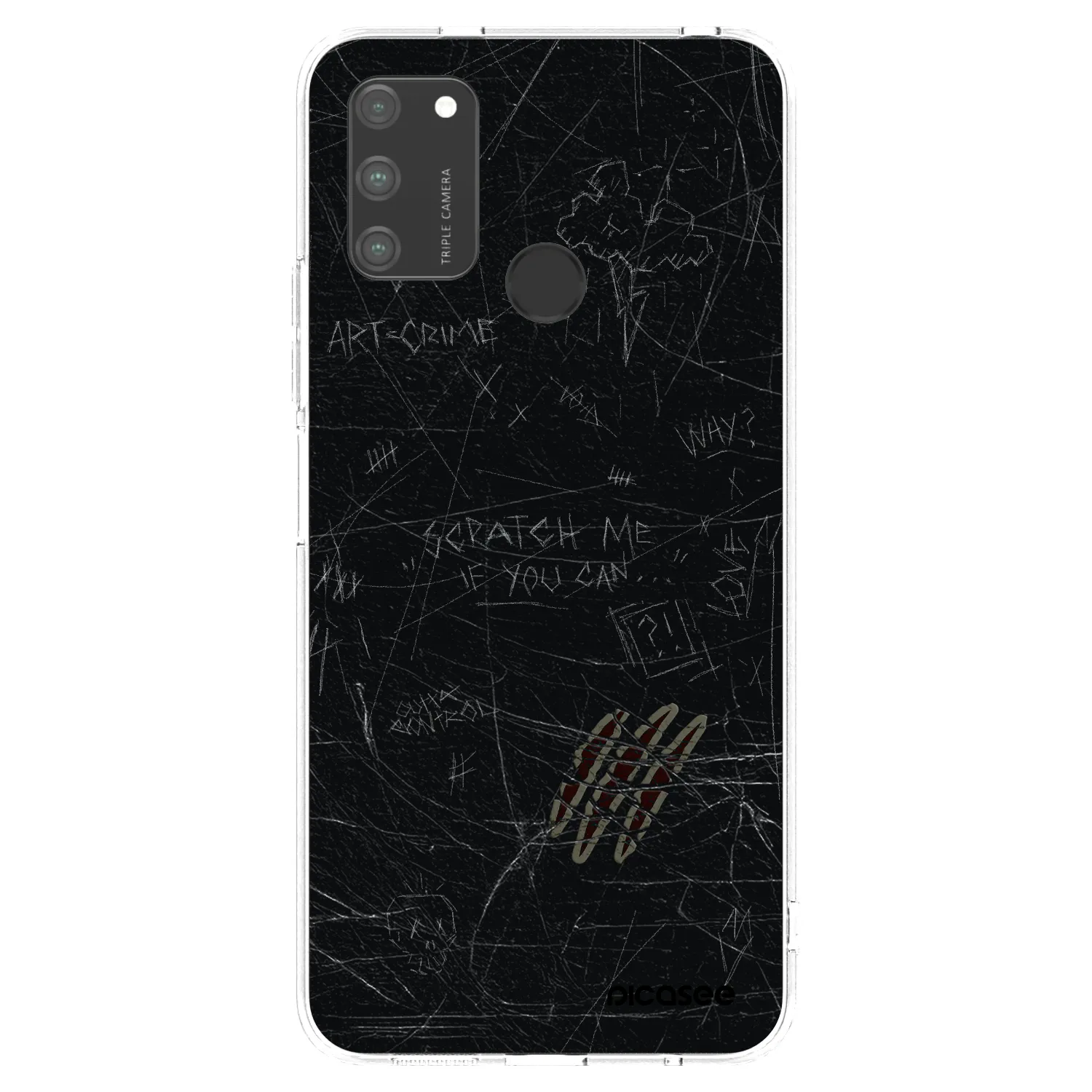 Picasee silikonska prozirna maskica za Honor 9A - SCRATCH