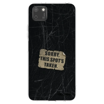 Picasee silikonska prozirna maskica za Huawei Y5P - SORRY