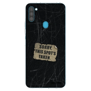 Picasee silikonska prozirna maskica za Samsung Galaxy M11 - SORRY