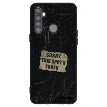 Picasee crna silikonska maskica za Realme 6i - SORRY