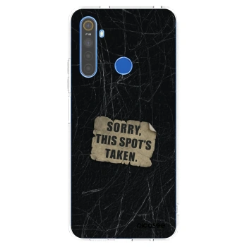 Picasee silikonska prozirna maskica za Realme 5 - SORRY