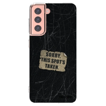 Picasee silikonska prozirna maskica za Samsung Galaxy S21 5G G991B - SORRY