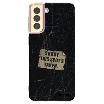 Picasee silikonska prozirna maskica za Samsung Galaxy S21+ 5G G996F - SORRY