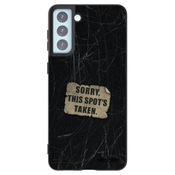 Picasee crna silikonska maskica za Samsung Galaxy S21+ 5G G996F - SORRY