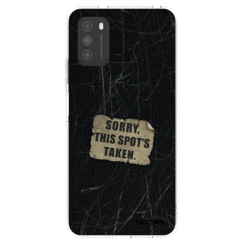Picasee silikonska prozirna maskica za Xiaomi Poco M3 - SORRY