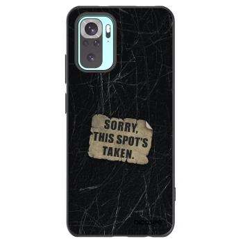 Picasee crna silikonska maskica za Xiaomi Redmi Note 10 Pro - SORRY