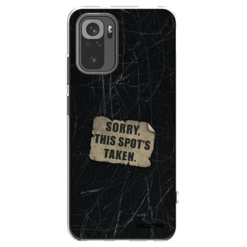 Picasee silikonska prozirna maskica za Xiaomi Redmi Note 10S - SORRY