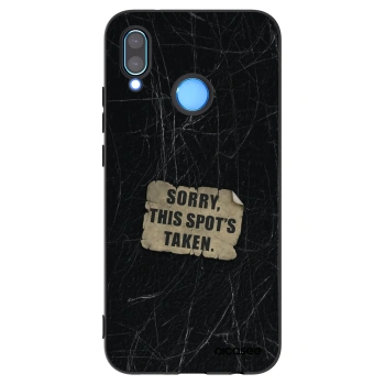 Picasee crna silikonska maskica za Huawei P20 Lite - SORRY