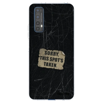 Picasee silikonska prozirna maskica za Realme 7 - SORRY
