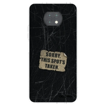 Picasee silikonska prozirna maskica za Xiaomi Redmi Note 9T - SORRY