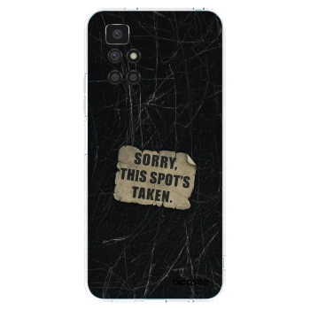 Picasee silikonska prozirna maskica za Xiaomi Redmi 10 - SORRY
