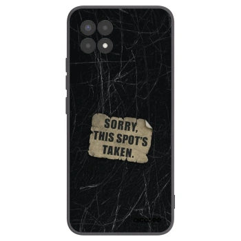 Picasee crna silikonska maskica za Realme 8i - SORRY