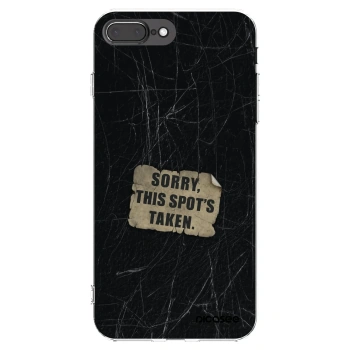 Picasee silikonska prozirna maskica za Apple iPhone 7 Plus - SORRY
