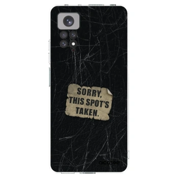 Picasee silikonska prozirna maskica za Xiaomi Redmi Note 11 - SORRY