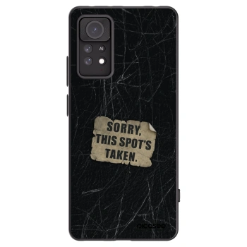 Picasee crna silikonska maskica za Xiaomi Redmi Note 11 Pro 5G - SORRY