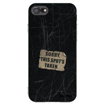Picasee silikonska prozirna maskica za Apple iPhone SE 2022 - SORRY