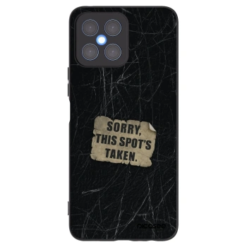 Picasee crna silikonska maskica za Honor X8 4G - SORRY