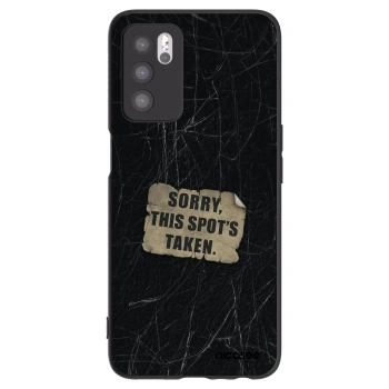 Picasee crna silikonska maskica za OPPO A16s - SORRY