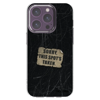 Picasee silikonska prozirna maskica za Apple iPhone 14 Pro - SORRY