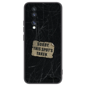 Picasee crna silikonska maskica za Honor 70 - SORRY