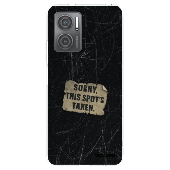 Picasee silikonska prozirna maskica za Xiaomi Redmi 10 5G - SORRY