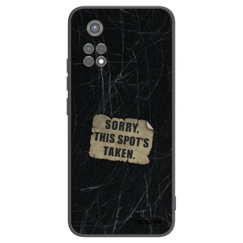 Picasee crna silikonska maskica za Xiaomi Redmi Note 11S 5G - SORRY