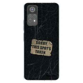 Picasee silikonska prozirna maskica za Xiaomi Redmi Note 11S 5G - SORRY