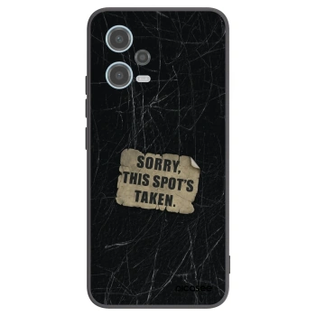 Picasee crna silikonska maskica za Xiaomi Redmi Note 12 5G - SORRY