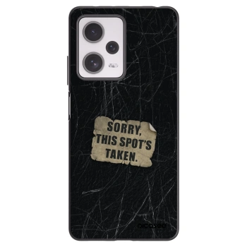 Picasee crna silikonska maskica za Xiaomi Redmi Note 12 Pro+ 5G - SORRY