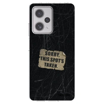 Picasee silikonska prozirna maskica za Xiaomi Redmi Note 12 Pro+ 5G - SORRY