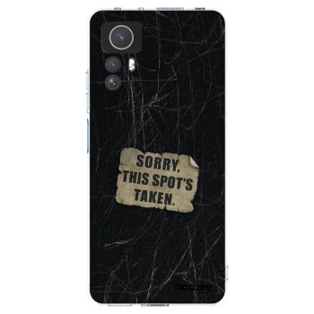 Picasee silikonska prozirna maskica za Xiaomi Redmi Note 12S - SORRY