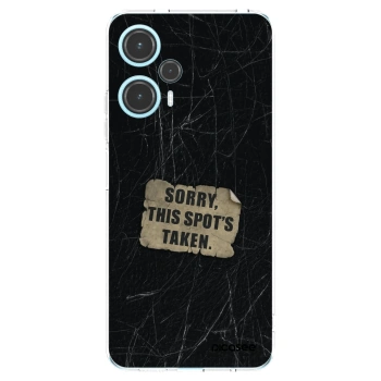 Picasee silikonska prozirna maskica za Xiaomi Poco F5 - SORRY